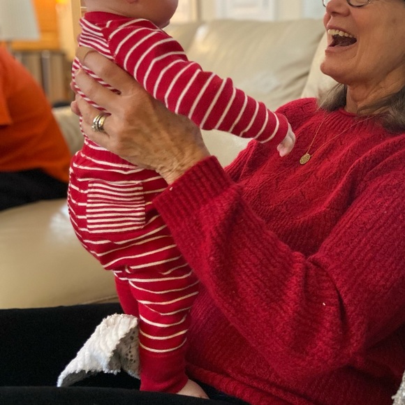 Hanna Andersson Red Striped 2 Piece Set 70cm 6-9m - Picture 2 of 10